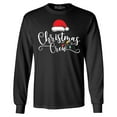 thumbnail image 1 of Shop4Ever Men's Christmas Crew Matching Xmas Holiday Long Sleeve Shirt 3XL Black, 1 of 5