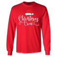 thumbnail image 1 of Shop4Ever Men's Christmas Crew Matching Xmas Holiday Long Sleeve Shirt Large Red, 1 of 5
