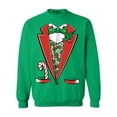 thumbnail image 1 of Shop4Ever Men's Christmas Tuxedo Costume with Plaid Vest Crewneck Sweatshirt XX-Large Irish Green, 1 of 5