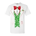 thumbnail image 1 of Shop4Ever Men's Christmas Tuxedo with Tree Vest Graphic T-shirt XXX-Large White, 1 of 5
