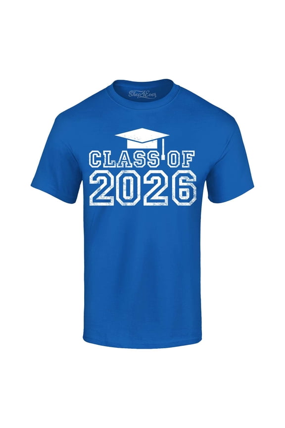 Men's Class of 2026 Graphic T-shirt Large Royal Blue