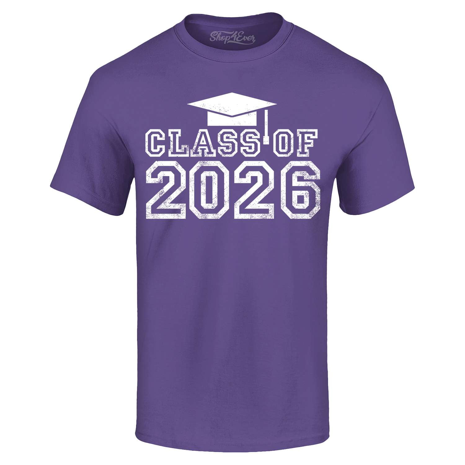 Shop4Ever Men's Class of 2026 Graphic T-shirt XXXXX-Large Red