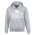 thumbnail image 1 of Shop4Ever Men's Class of 2026 Hooded Sweatshirt Hoodie Large Sports Grey, 1 of 5