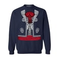 thumbnail image 1 of Shop4Ever Men's Day of the Dead Mariachi Skeleton Costume Crewneck Sweatshirt XXX-Large Navy, 1 of 5