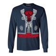 thumbnail image 1 of Shop4Ever Men's Day of the Dead Mariachi Skeleton Costume Long Sleeve Shirt X-Large Navy, 1 of 5