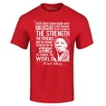 thumbnail image 1 of Shop4Ever Men's Dreamer Change The World Quote Harriet Tubman Graphic T-shirt Large Red, 1 of 5