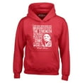thumbnail image 1 of Shop4Ever Men's Dreamer Change The World Quote Harriet Tubman Hooded Sweatshirt Hoodie Small Red, 1 of 5
