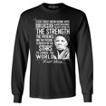 thumbnail image 1 of Shop4Ever Men's Dreamer Change The World Quote Harriet Tubman Long Sleeve Shirt Large Black, 1 of 5