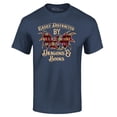 thumbnail image 1 of Shop4Ever Men's Easily Distracted by Dragons and Books Graphic T-shirt XXXXX-Large Navy, 1 of 5