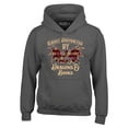 thumbnail image 1 of Shop4Ever Men's Easily Distracted by Dragons and Books Hooded Sweatshirt Hoodie XXX-Large Charcoal, 1 of 5