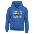 thumbnail image 1 of Shop4Ever Men's Easter Bunny Egg Hunting Squad Hooded Sweatshirt Hoodie Medium Royal Blue, 1 of 5