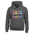 thumbnail image 1 of Shop4Ever Men's Easter Bunny Egg Hunting Squad Hooded Sweatshirt Hoodie X-Large Charcoal, 1 of 5