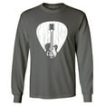 thumbnail image 1 of Shop4Ever Men's Electric Guitar Pick Musician Long Sleeve Shirt XXX-Large Charcoal, 1 of 5