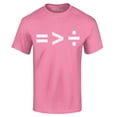 thumbnail image 1 of Shop4Ever Men's Equality Is Greater Than Division Equal Rights Graphic T-shirt Medium Azalea Pink, 1 of 5