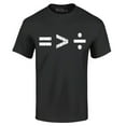 thumbnail image 1 of Shop4Ever Men's Equality Is Greater Than Division Equal Rights Graphic T-shirt XXXX-Large Black, 1 of 5
