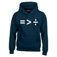 thumbnail image 1 of Shop4Ever Men's Equality Is Greater Than Division Equal Rights Hooded Sweatshirt Hoodie XXX-Large Navy, 1 of 5