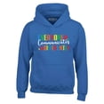 thumbnail image 1 of Shop4Ever Men's Everyone Communicates Differently Autism Hooded Sweatshirt Hoodie XX-Large Royal Blue, 1 of 5