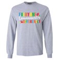 thumbnail image 1 of Shop4Ever Men's Everyone Communicates Differently Autism Long Sleeve Shirt Large Sports Grey, 1 of 5