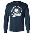 thumbnail image 1 of Shop4Ever Men's Fantasy Football Legend Long Sleeve Shirt Medium Navy, 1 of 5