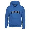 thumbnail image 1 of Shop4Ever Men's Florida State Letter Print Hooded Sweatshirt Hoodie Small Royal Blue, 1 of 5
