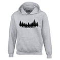 thumbnail image 1 of Shop4Ever Men's Forest Trees Nature Mountains Wildlife Hooded Sweatshirt Hoodie Large Sports Grey, 1 of 5