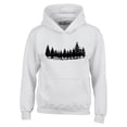 thumbnail image 1 of Shop4Ever Men's Forest Trees Nature Mountains Wildlife Hooded Sweatshirt Hoodie Small White, 1 of 5