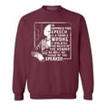 thumbnail image 1 of Shop4Ever Men's Free Speech Inspiring Quote Frederick Douglass Crewneck Sweatshirt XXX-Large Maroon, 1 of 5