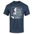 thumbnail image 1 of Shop4Ever Men's Free Speech Inspiring Quote Frederick Douglass Graphic T-shirt Medium Navy, 1 of 5