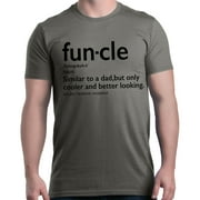 Shop4Ever Men's Funcle Fun Uncle Graphic T-shirt XXX-Large Charcoal