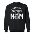 thumbnail image 1 of Shop4Ever Men's German Shepherd Crewneck Sweatshirt XXXX-Large Black, 1 of 5