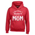 thumbnail image 1 of Shop4Ever Men's German Shepherd Hooded Sweatshirt Hoodie XX-Large Red, 1 of 5