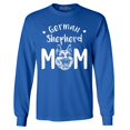 thumbnail image 1 of Shop4Ever Men's German Shepherd Long Sleeve Shirt Large Royal Blue, 1 of 5