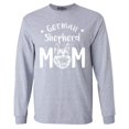 thumbnail image 1 of Shop4Ever Men's German Shepherd Long Sleeve Shirt Large Sports Grey, 1 of 5