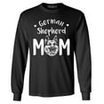 thumbnail image 1 of Shop4Ever Men's German Shepherd Long Sleeve Shirt Small Black, 1 of 5