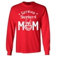 thumbnail image 1 of Shop4Ever Men's German Shepherd Long Sleeve Shirt XXX-Large Red, 1 of 5