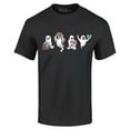thumbnail image 1 of Shop4Ever Men's Ghosts Reading Books Halloween Teacher Graphic T-shirt XXXXX-Large Black, 1 of 5