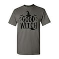 thumbnail image 1 of Shop4Ever Men's Good Witch "Black" Halloween Costume Graphic T-shirt Large Charcoal, 1 of 5