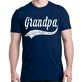 thumbnail image 1 of Shop4Ever Men's Grandpa Classic Baseball Father's Day Graphic T-shirt Medium Navy, 1 of 5