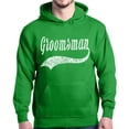 thumbnail image 1 of Shop4Ever Men's Groomsman Baseball Wedding Hooded Sweatshirt Hoodie Medium Irish Green, 1 of 5