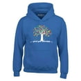 thumbnail image 1 of Shop4Ever Men's Grow Your Awareness Autism Puzzle Tree Hooded Sweatshirt Hoodie Small Royal Blue, 1 of 5