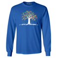 thumbnail image 1 of Shop4Ever Men's Grow Your Awareness Autism Puzzle Tree Long Sleeve Shirt Medium Royal Blue, 1 of 5