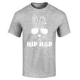 thumbnail image 1 of Shop4Ever Men's Hip Hop Bunny Rabbit Easter  Graphic T-shirt Large Sports Grey, 1 of 5