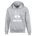thumbnail image 1 of Shop4Ever Men's Hip Hop Bunny Rabbit Easter  Hooded Sweatshirt Hoodie XX-Large Sports Grey, 1 of 5
