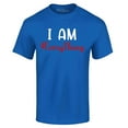 thumbnail image 1 of Shop4Ever Men's I Am Everything Couples Matching Valentine Graphic T-shirt XXXXX-Large Royal Blue, 1 of 5