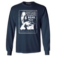 thumbnail image 1 of Shop4Ever Men's I Have Decided to Stick with Love Quote Martin Luther King Jr. Long Sleeve Shirt XX-Large Navy, 1 of 5