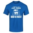thumbnail image 1 of Shop4Ever Men's I Keep All My Dad Jokes in The Dad A Base Graphic T-shirt Large Royal Blue, 1 of 5