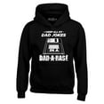 thumbnail image 1 of Shop4Ever Men's I Keep All My Dad Jokes in The Dad A Base Hooded Sweatshirt Hoodie Large Black, 1 of 5