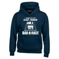 thumbnail image 1 of Shop4Ever Men's I Keep All My Dad Jokes in The Dad A Base Hooded Sweatshirt Hoodie Small Navy, 1 of 5