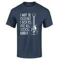 thumbnail image 1 of Shop4Ever Men's I May be Old but I Got to See All The Cool Bands Graphic T-shirt XXXX-Large Navy, 1 of 5