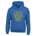 thumbnail image 1 of Shop4Ever Men's I Wear Gold for Childhood Cancer Awareness Hooded Sweatshirt Hoodie Medium Royal Blue, 1 of 5